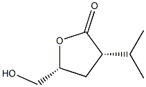 L-threo-Pentonic acid, 2,3-dideoxy-2-(1-methylethyl)-, gamma-lactone (9CI) Structure