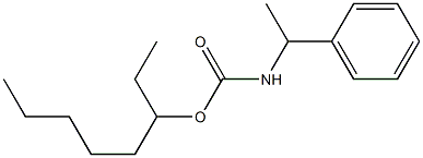 (α-Methylbenzyl)carbamic acid 1-ethylhexyl ester Structure