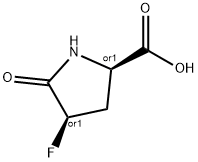 D-프롤린,4-플루오로-5-옥소-,(4R)-rel-(9CI) 구조식 이미지