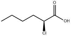 헥산산,2-클로로-,(2S)- 구조식 이미지