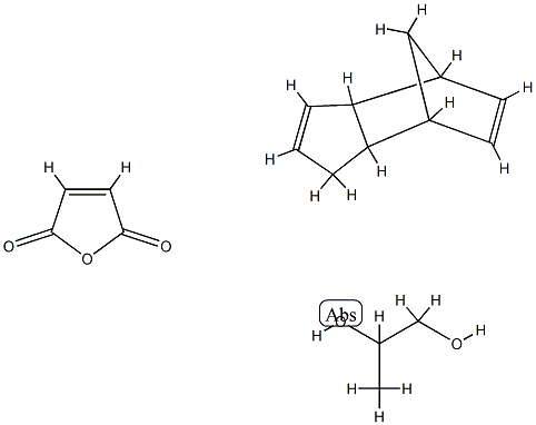 2,5-furandione, polymer with 1,2-propanediol and 3a,4,7,7a-tetrahydro-4,7-metha 구조식 이미지