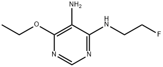 4,5-Pyrimidinediamine,6-ethoxy-N4-(2-fluoroethyl)-(9CI) Structure