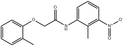 N-(2-methyl-3-nitrophenyl)-2-(2-methylphenoxy)acetamide Structure