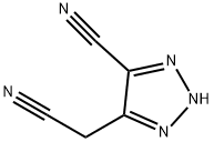 2H-1,2,3-Triazole-4-acetonitrile,5-cyano-(9CI) Structure