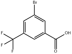 3-Bromo-5-(trifluoromethyl)benzoic acid 구조식 이미지