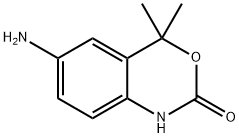 2H-3,1-Benzoxazin-2-one,6-amino-1,4-dihydro-4,4-dimethyl-(9CI) 구조식 이미지