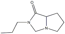 1H-Pyrrolo]1,2-c]imidazol-1-one,hexahydro-2-propyl-(8CI) Structure