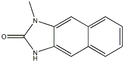 2H-Naphth[2,3-d]imidazol-2-one,1,3-dihydro-1-methyl-(8CI) 구조식 이미지