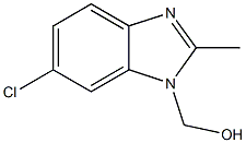 1H-Benzimidazole-1-methanol,6-chloro-2-methyl-(9CI) Structure