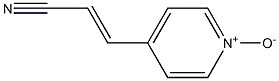 2-Propenenitrile,3-(1-oxido-4-pyridinyl)-(9CI) 구조식 이미지