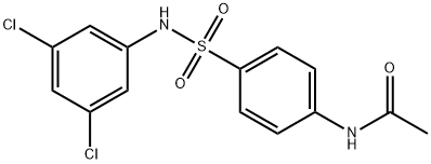 4-(3,5-Dichlorophenylsulfamoyl)acetanilide, 97% Structure