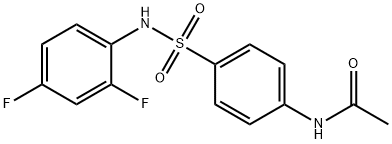 4-(2,4-Difluorophenylsulfamoyl)acetanilide, 97% Structure