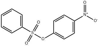 Benzenesulfonic acid p-nitrophenyl ester 구조식 이미지