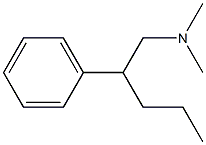 N,N-디메틸-β-프로필페네틸아민 구조식 이미지