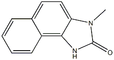 2H-Naphth[1,2-d]imidazol-2-one,1,3-dihydro-3-methyl-(8CI,9CI) Structure