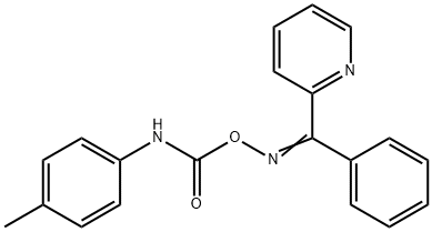2-(phenyl{[(4-toluidinocarbonyl)oxy]imino}methyl)pyridine 구조식 이미지