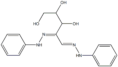 D-erythro-Pentos-2-ulose,bis(phenylhydrazone) (9CI) 구조식 이미지