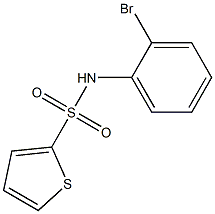 N-(2-bromophenyl)thiophene-2-sulfonamide 구조식 이미지