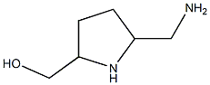 2-Pyrrolidinemethanol,5-(aminomethyl)-(8CI) Structure