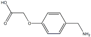 2-[4-(aminomethyl)phenoxy]acetic acid 구조식 이미지