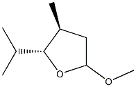 Furan, tetrahydro-5-methoxy-3-methyl-2-(1-methylethyl)-, (2R,3S)-rel- (9CI) Structure