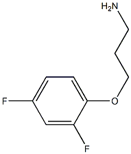 1-Propanamine,3-(2,4-difluorophenoxy)-(9CI) Structure