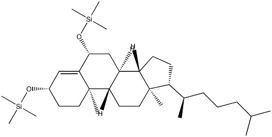 3β,6β-Bis(trimethylsiloxy)cholest-4-ene Structure