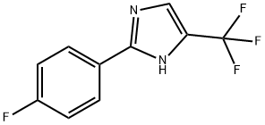1H-이미다졸,2-(4-플루오로페닐)-5-(트리플루오로메틸)- 구조식 이미지