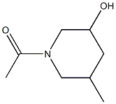 3-피페리디놀,1-아세틸-5-메틸-,(-(8CI) 구조식 이미지