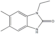 2H-Benzimidazol-2-one,1-ethyl-1,3-dihydro-5,6-dimethyl-(9CI) Structure