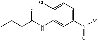 N-{2-chloro-5-nitrophenyl}-2-methylbutanamide 구조식 이미지