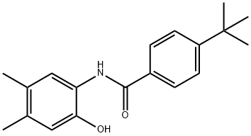 4-tert-butyl-N-(2-hydroxy-4,5-dimethylphenyl)benzamide 구조식 이미지