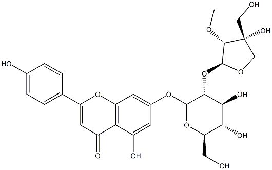 3'-Methoxy apiin Structure
