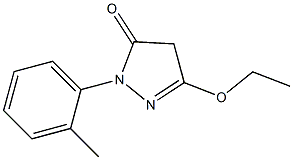 3H-Pyrazol-3-one,5-ethoxy-2,4-dihydro-2-(2-methylphenyl)-(9CI) 구조식 이미지