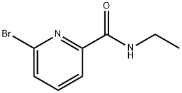 6-Bromopyridin-2-carboxylic acid ethylamide 구조식 이미지