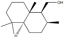 (1S,4aα)-Decahydro-2β,5,5,8aβ-tetramethyl-1β-naphthalenemethanol 구조식 이미지