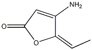 2(5H)-Furanone,4-amino-5-ethylidene-(9CI) Structure