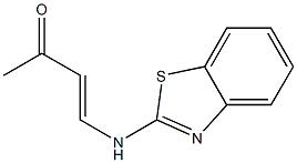 3-Buten-2-one,4-(2-benzothiazolinylideneamino)-(8CI) Structure