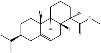 (1R)-1,2,3,4,4a,4bα,5,6,7,8,10,10aα-Dodecahydro-1,4aβ-dimethyl-7α-(1-methylethyl)-1α-phenanthrenecarboxylic acid methyl ester 구조식 이미지