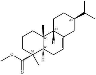 (1R)-1,2,3,4,4a,4bβ,5,6,7,8,10,10aα-Dodecahydro-1,4aβ-dimethyl-7β-(1-methylethyl)-1α-phenanthrenecarboxylic acid methyl ester 구조식 이미지