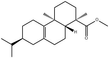 (+)-Abieta-8-ene-18-oicacid메틸에스테르 구조식 이미지