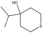 2H-Thiopyran-4-ol,tetrahydro-4-(1-methylethyl)-(9CI) 구조식 이미지