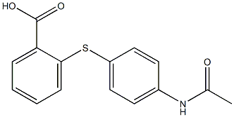 2-{[4-(acetylamino)phenyl]sulfanyl}benzoic acid 구조식 이미지