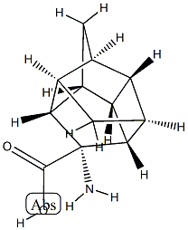 1,2,4-Ethanylylidene-1H-cyclobuta[cd]pentalene-5-carboxylicacid,5-aminooctahydro-, Structure