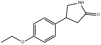 2-피롤리디논,4-(4-에톡시페닐)-(9CI) 구조식 이미지