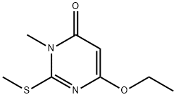 4(3H)-Pyrimidinone,6-ethoxy-3-methyl-2-(methylthio)-(9CI) 구조식 이미지