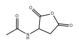 (±)-N-(tetrahydro-2,5-dioxo-3-furyl)acetamide 구조식 이미지