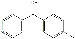 α-(4-methylphenyl)-4-pyridinemethanol Structure