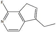 7H-Cyclopenta[c]pyridine,5-ethyl-1-fluoro-(9CI) Structure