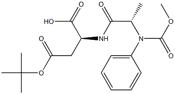 L-아스파르트산,N-[(페닐메톡시)카르보닐]-L-알라닐-,24-(1,1-디메틸에틸)에스테르(9CI) 구조식 이미지